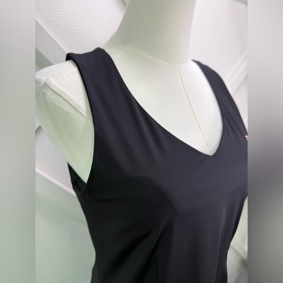 NWT Fila Essentials Lasercut Athletic Dress Black Size Medium Built In Bra - Picture 4 of 13